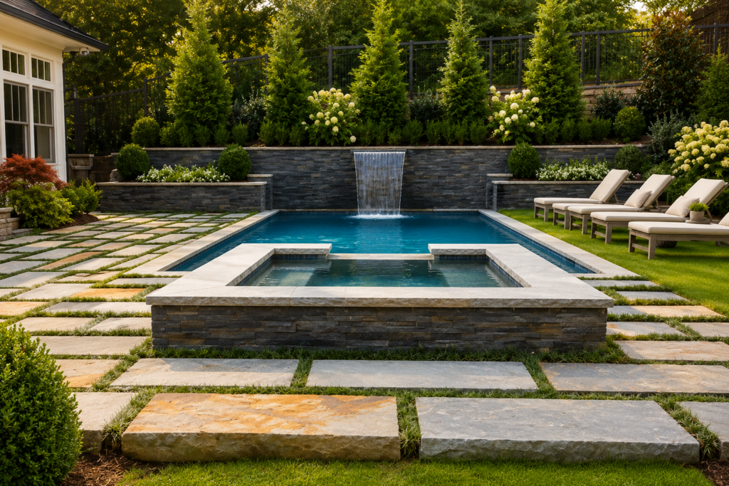 In-Ground Pool Design in Atlanta Shape, Size Planning, and Build Timeline